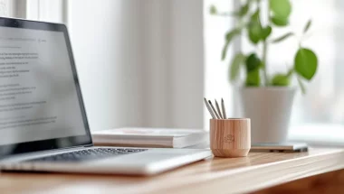 Kuva tietokoneesta, jossa pohditaan, millainen on hyvä uutiskirjeen sisältö.