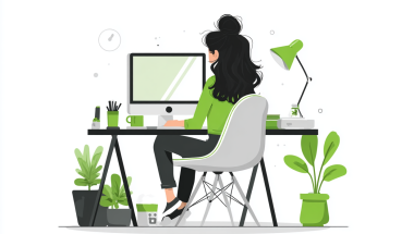 Henkilö tekee sähköpostimarkkinointia uutiskirjetyökalu LianaMailerilla.