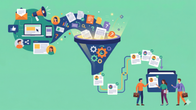 Liidien generointi suppilomallin avulla