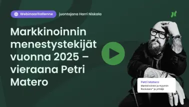 Webinaaritallenne: Markkinoinnin menestystekijät vuonna 2025 – vieraana Petri Matero