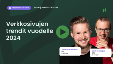 Webinaaritallenne: Verkkosivujen trendit vuodelle 2024