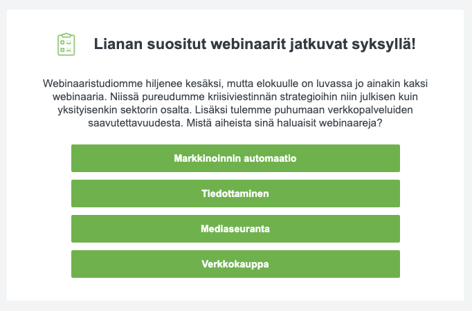 interactive newsletter example