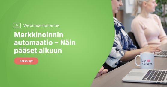 Webinaaritallenne: Näin pääset alkuun markkinoinnin automatisoinnissa