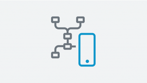 Abstract illustration of mobile marketing automation