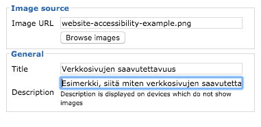 Avainsanojen lisääminen Sivuviidakko-julkaisujärjestelmään
