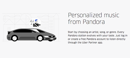 Uberin ja Pandoran yhteistyö on esimerkki IoT:n hyödyntämisestä markkinoinnissa
